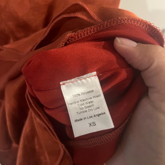 Lucy in the Sky rust mini dress size xs - Picture 8 of 8